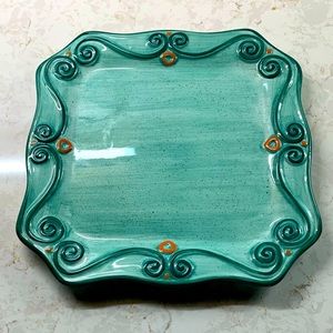 🌷3/$20: Tabletops Unlimited Medici Ceramic Plate